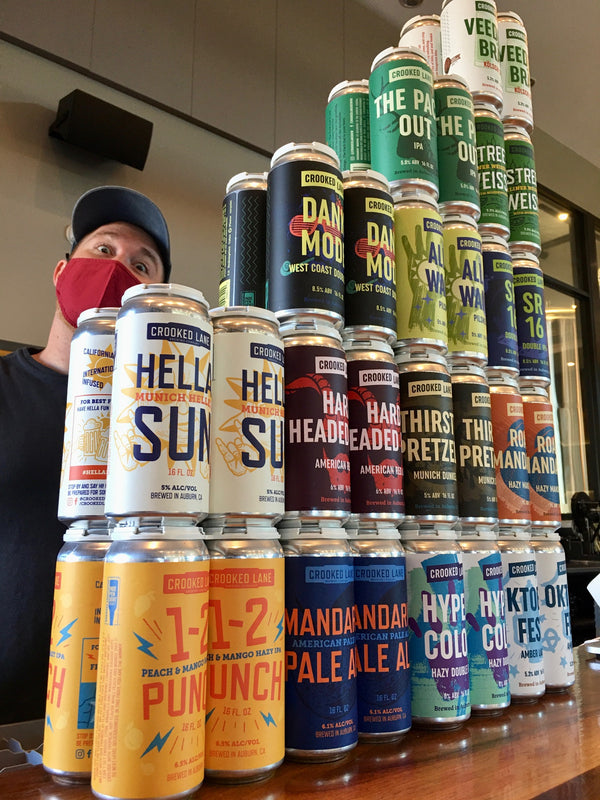 Crooked Lane cans ready to Party!