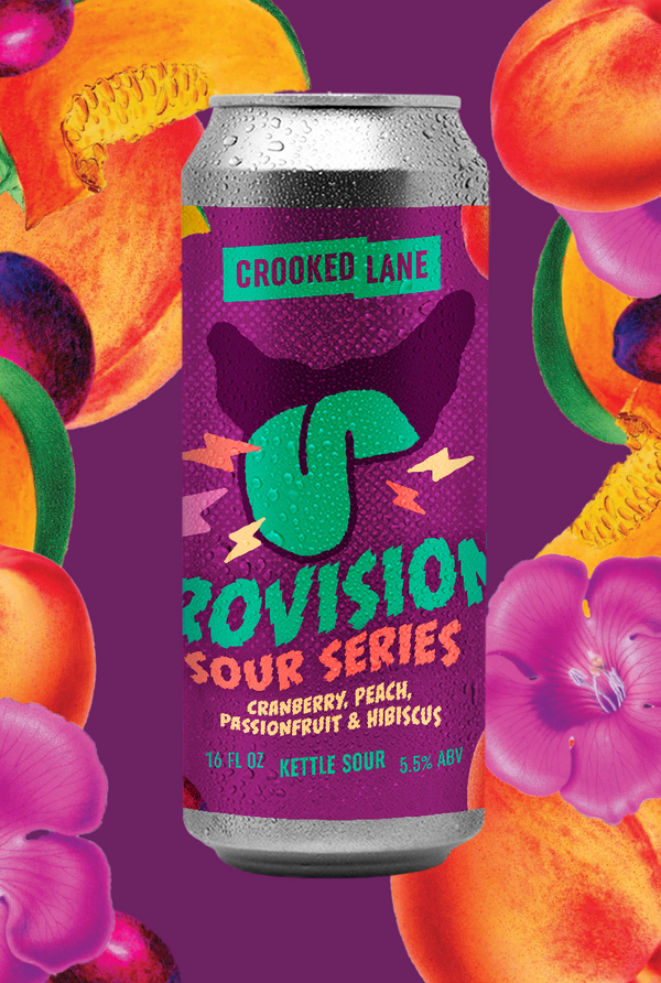 Provisions - Kettle Sour with Cranberry, Peach, Passion Fruit, & Hibiscus(4-Pack of 16 oz. cans)