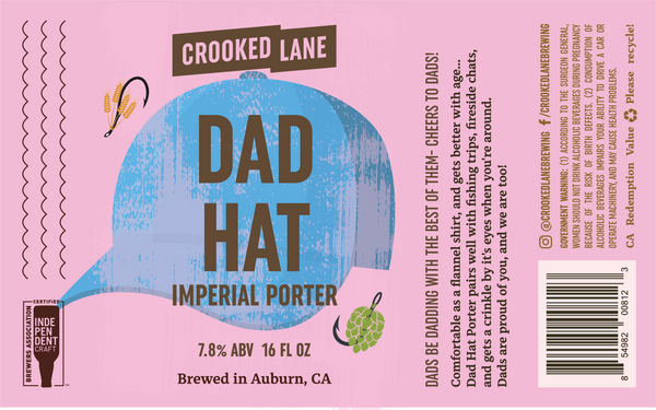 Dad Hat - Porter (4-Pack of 16 oz. cans)