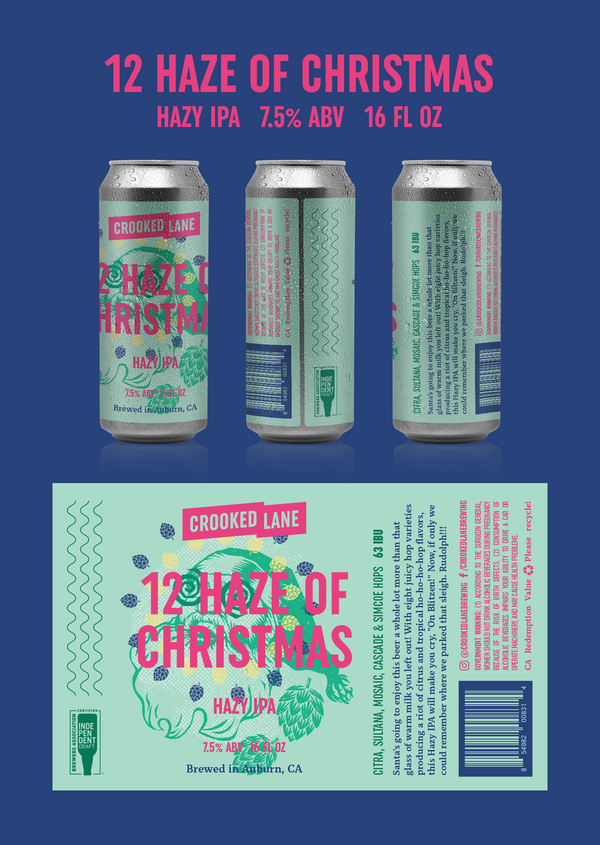 12 Haze of Christmas - Hazy IPA (4-Pack of 16 oz. cans)
