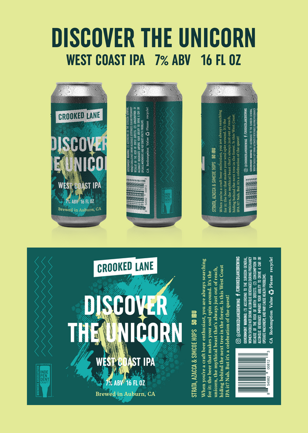 Discover The Unicorn - West Coast IPA (4-Pack of 16 oz. cans)