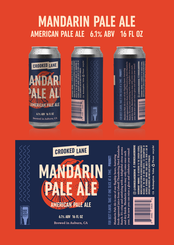 Mandarin Pale Ale (4-Pack of 16 oz. cans)