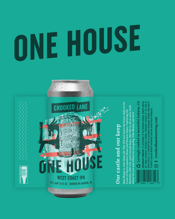 One House - West Coast IPA (4-Pack of 16 oz. cans)